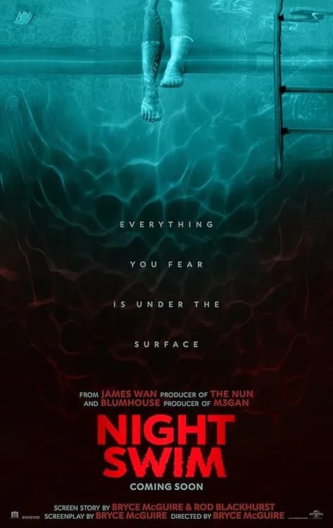 Night Swim film posteri