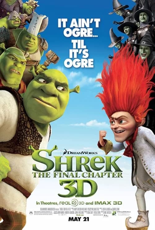 Shrek Forever After film posteri